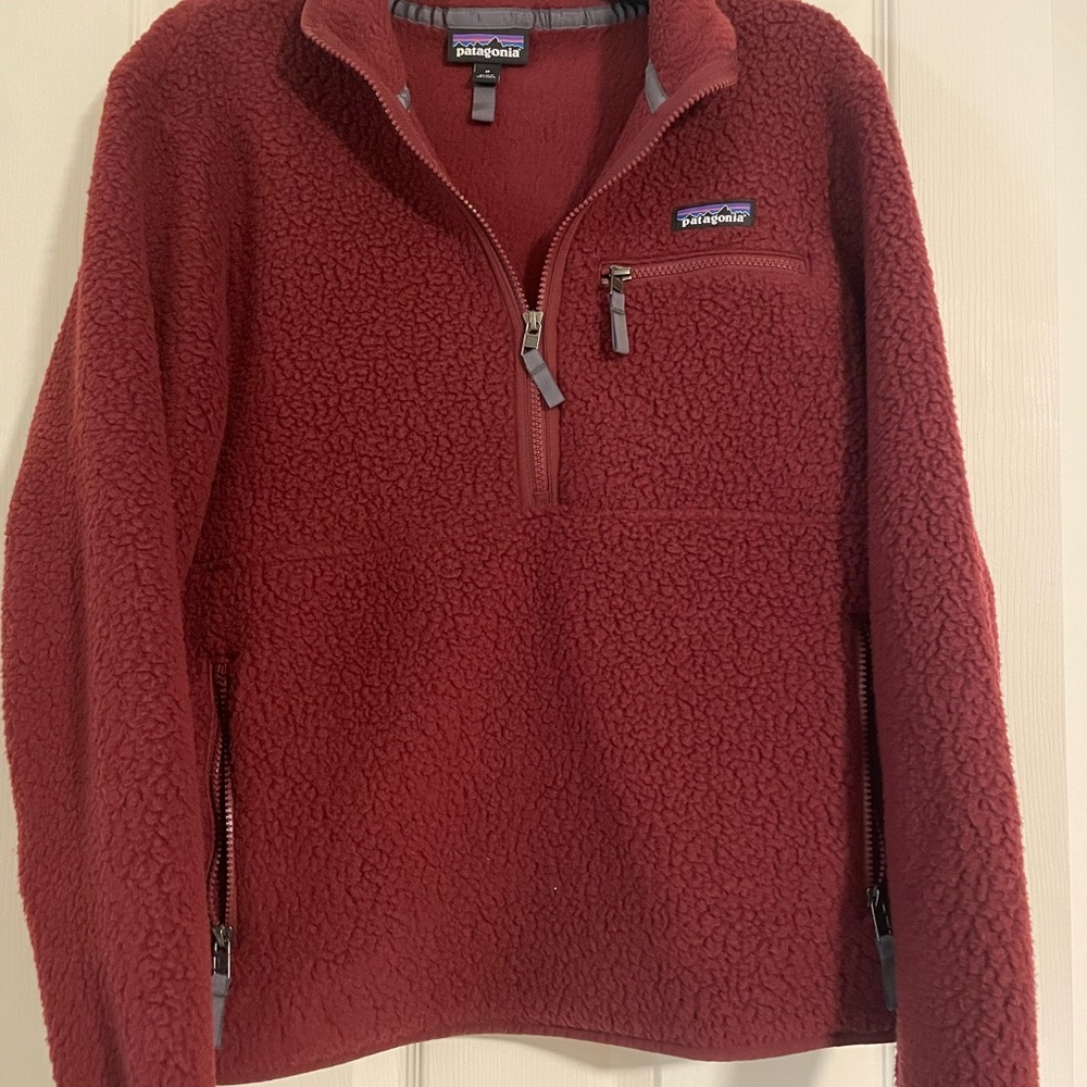Patagonia Maroon Fleece Jacket